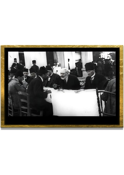 Gazi Mustafa Kemal Atatürk Özel Seri Design Cam Tablo Model: 70