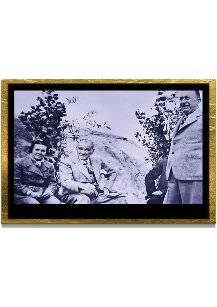 Gazi Mustafa Kemal Atatürk Özel Seri Design Cam Tablo Model: 162