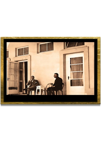 Gazi Mustafa Kemal Atatürk Özel Seri Design Cam Tablo Model: 214