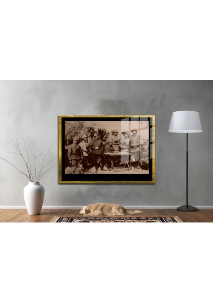 Gazi Mustafa Kemal Atatürk Özel Seri Design Cam Tablo Model: 621