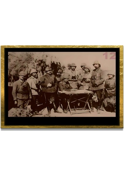 Gazi Mustafa Kemal Atatürk Özel Seri Design Cam Tablo Model: 621