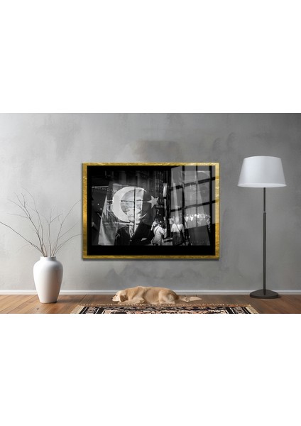 Gazi Mustafa Kemal Atatürk Özel Seri Design Cam Tablo Model: 640