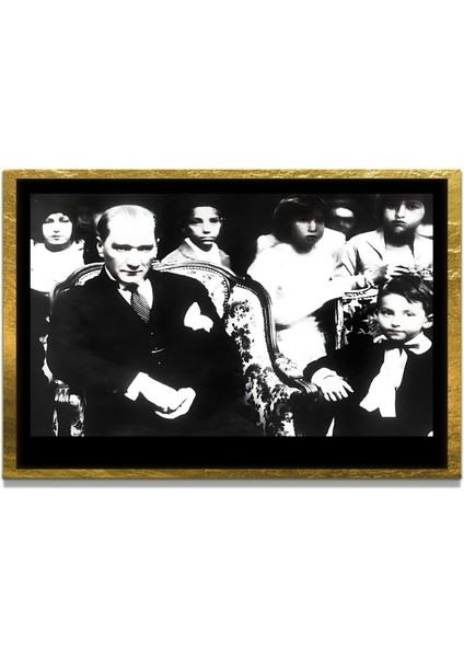 Gazi Mustafa Kemal Atatürk Özel Seri Design Cam Tablo Model: 203