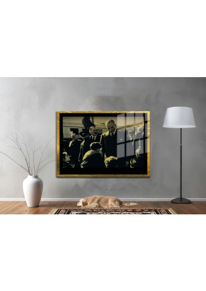 Gazi Mustafa Kemal Atatürk Özel Seri Design Cam Tablo Model: 287