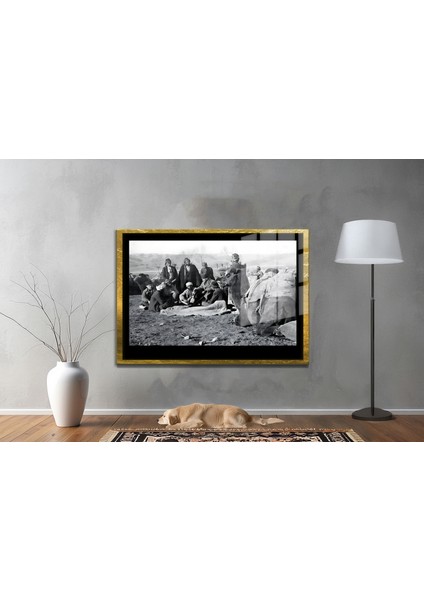 Gazi Mustafa Kemal Atatürk Özel Seri Design Cam Tablo Model: 216