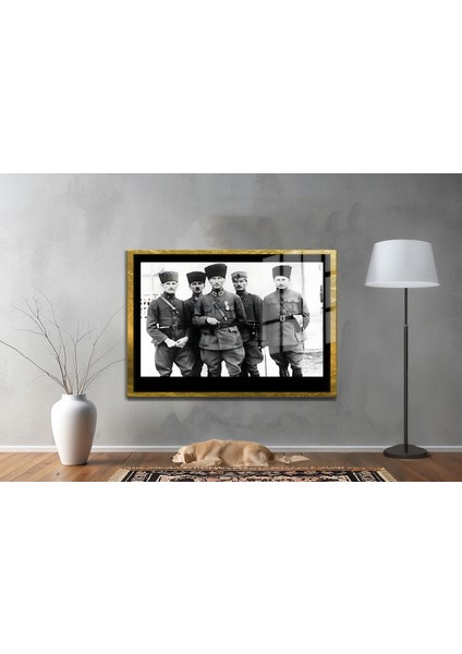Gazi Mustafa Kemal Atatürk Özel Seri Design Cam Tablo Model: 277