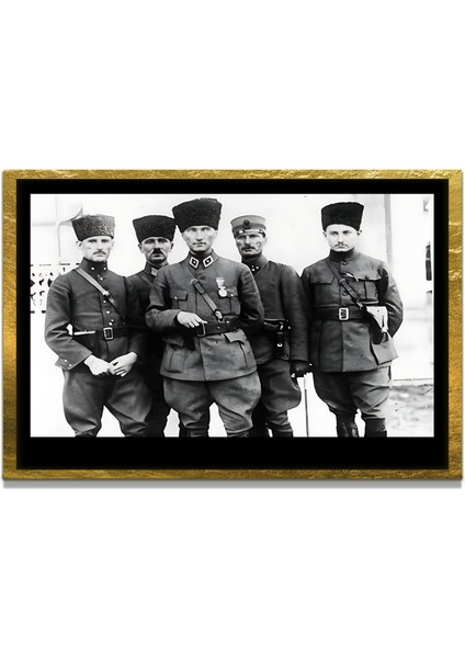 Gazi Mustafa Kemal Atatürk Özel Seri Design Cam Tablo Model: 277