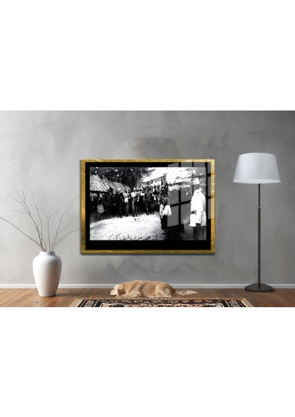 Gazi Mustafa Kemal Atatürk Özel Seri Design Cam Tablo Model: 29