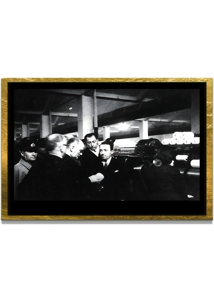 Gazi Mustafa Kemal Atatürk Özel Seri Design Cam Tablo Model: 29