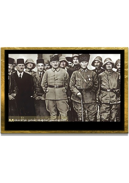 Gazi Mustafa Kemal Atatürk Özel Seri Design Cam Tablo Model: 707