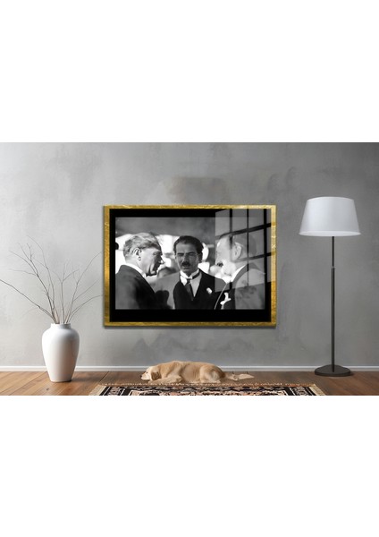 Gazi Mustafa Kemal Atatürk Özel Seri Design Cam Tablo Model: 307