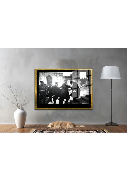 Gazi Mustafa Kemal Atatürk Özel Seri Design Cam Tablo Model: 55