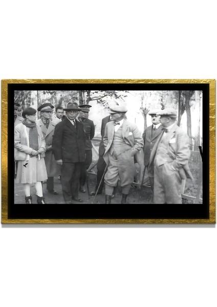 Gazi Mustafa Kemal Atatürk Özel Seri Design Cam Tablo Model: 55