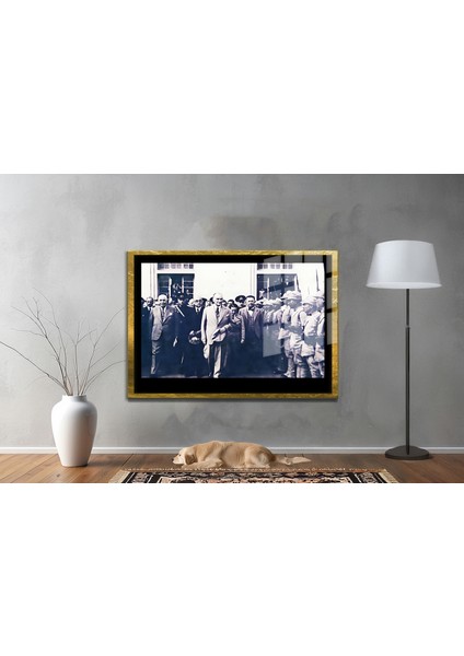 Gazi Mustafa Kemal Atatürk Özel Seri Design Cam Tablo Model: 356