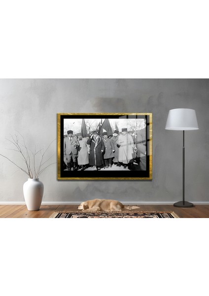 Gazi Mustafa Kemal Atatürk Özel Seri Design Cam Tablo Model: 147