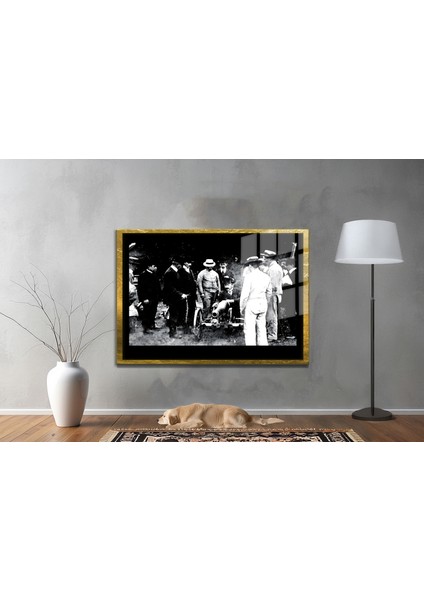 Gazi Mustafa Kemal Atatürk Özel Seri Design Cam Tablo Model: 372
