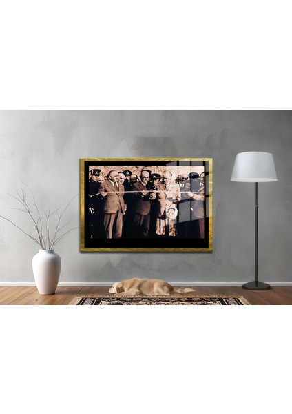 Gazi Mustafa Kemal Atatürk Özel Seri Design Cam Tablo Model: 373