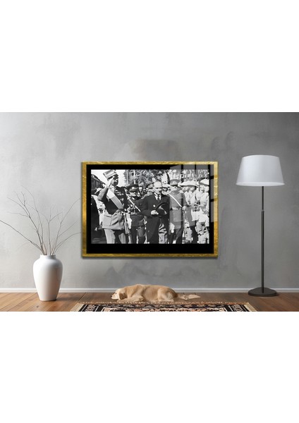 Gazi Mustafa Kemal Atatürk Özel Seri Design Cam Tablo Model: 662