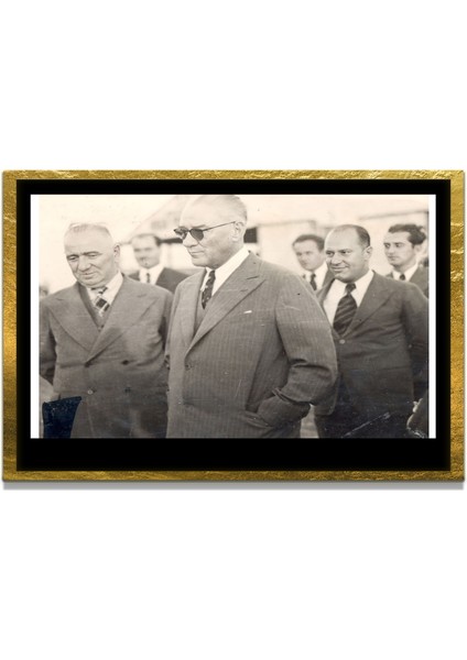 Gazi Mustafa Kemal Atatürk Özel Seri Design Cam Tablo Model: 803