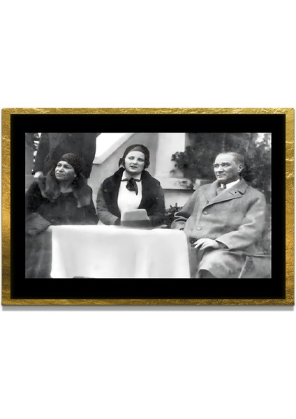 Gazi Mustafa Kemal Atatürk Özel Seri Design Cam Tablo Model: 444