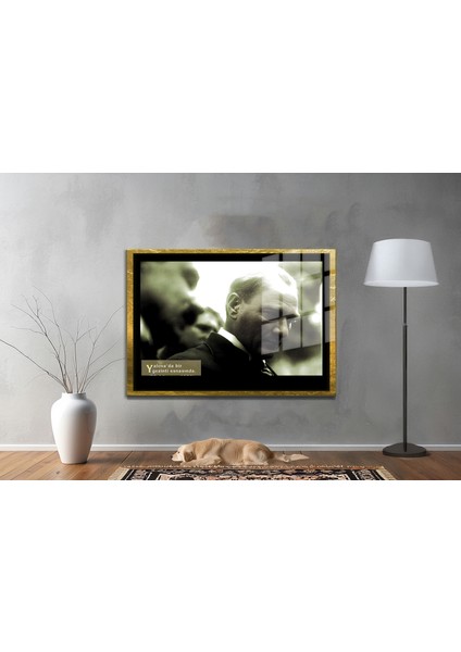 Gazi Mustafa Kemal Atatürk Özel Seri Design Cam Tablo Model: 506