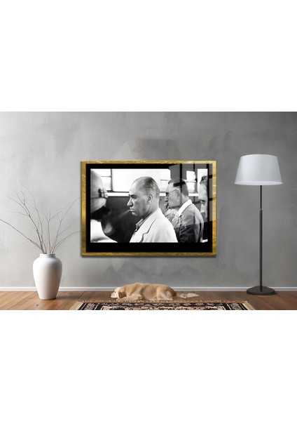 Gazi Mustafa Kemal Atatürk Özel Seri Design Cam Tablo Model: 813