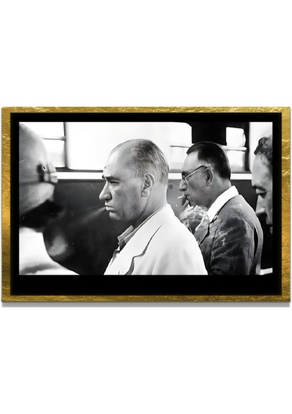 Gazi Mustafa Kemal Atatürk Özel Seri Design Cam Tablo Model: 813
