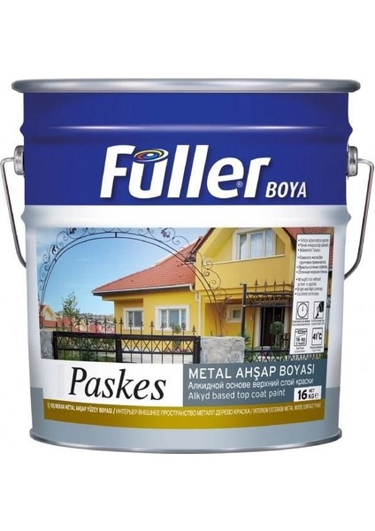 Paskes Sentetik Metal Boya 0,75 kg Altın Sarı