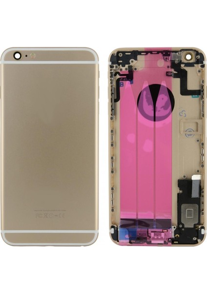 Apple iPhone 6s Plus Ile Uyumlu Dolu Kasa Altın