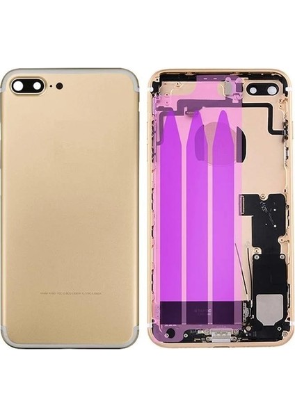 Apple iPhone 7 Plus Ile Uyumlu Dolu Kasa Altın