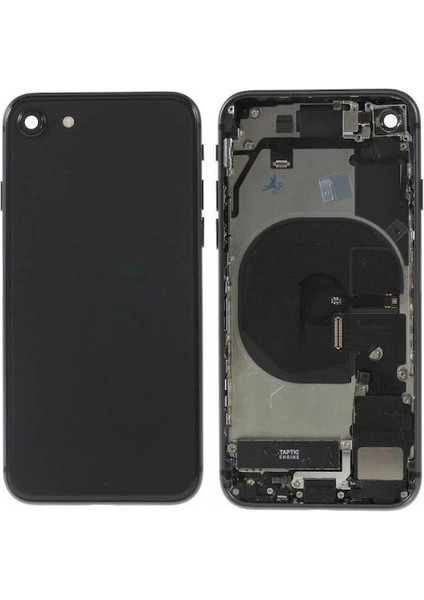 Apple iPhone 8 Ile Uyumlu Dolu Kasa Siyah