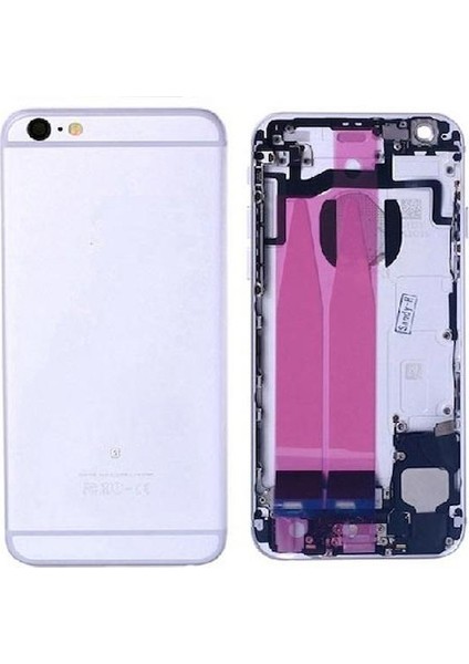 Apple iPhone 6s Ile Uyumlu Dolu Kasa Gümüş