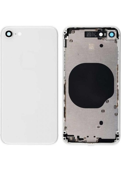 Apple iPhone 8 Ile Uyumlu Boş Kasa Beyaz