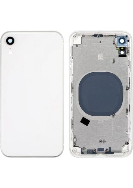 Apple iPhone Xr Ile Uyumlu Boş Kasa Beyaz