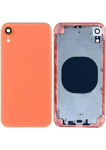 Apple iPhone Xr Ile Uyumlu Boş Kasa Turuncu