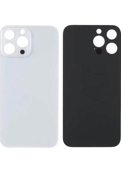 Apple iPhone 13 Pro Max Uyumlu Arka Pil Kapağı Beyaz