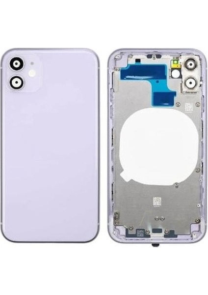 Apple iPhone 12 Ile Uyumlu Boş Kasa Mor