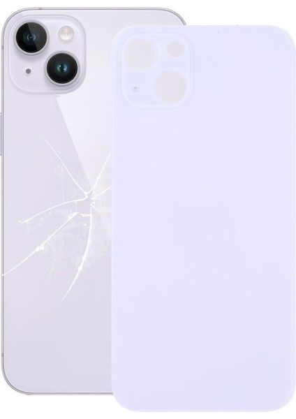 Apple iPhone 14 Uyumlu Arka Pil Kapağı Mor