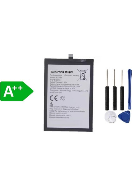 Infinix Note 11 Pro ile Uyumlu Ithal Pil BL49JX