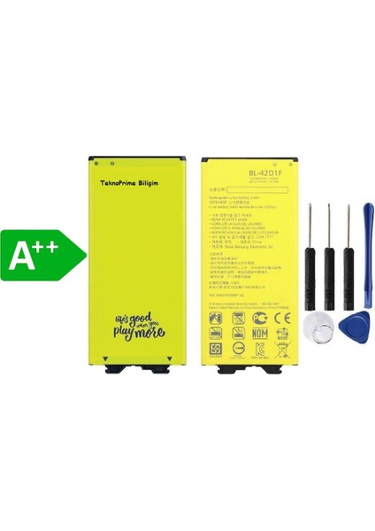Lg G5 ile Uyumlu Ithal Pil BL42D1F