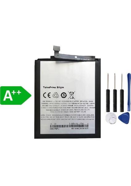 Meizu X8 ile Uyumlu Ithal Pil