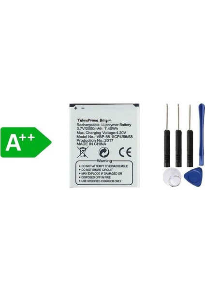 Vestel Venüs 5.5V ile Uyumlu Ithal Pil