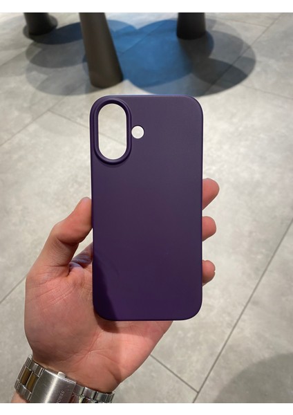 Iphone 16 Uyumlu Içi Kadife Koruyucu Lansman Silikon Kılıf
