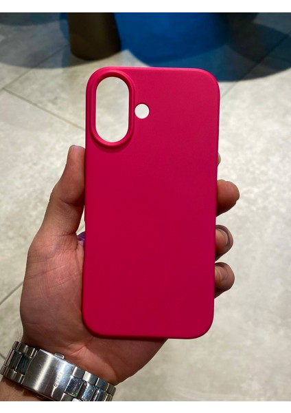 Iphone 16 Uyumlu Içi Kadife Koruyucu Lansman Silikon Kılıf