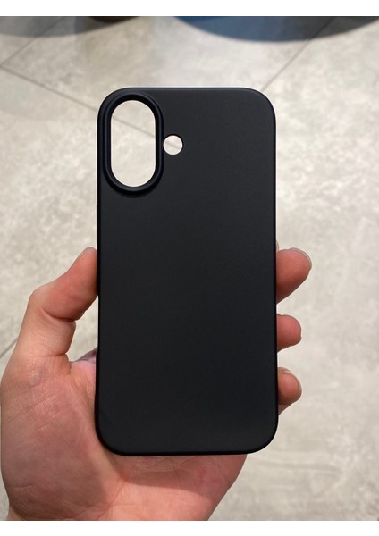 Iphone 16 Uyumlu Içi Kadife Koruyucu Lansman Silikon Kılıf