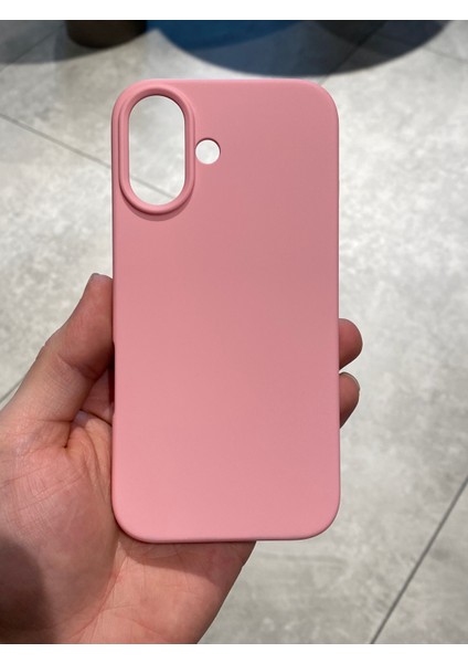 Iphone 16 Uyumlu Içi Kadife Koruyucu Lansman Silikon Kılıf