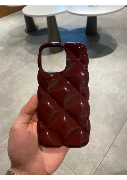 Iphone 14 Pro Max Uyumlu Baklava Desenli Koruyucu Şık Kılıf