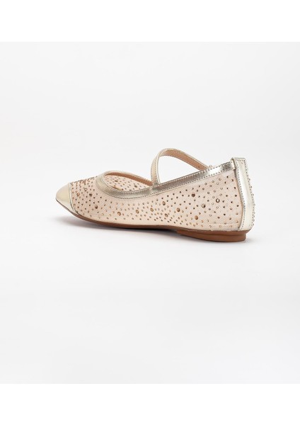 Kadın Babet Gold File Üzeri Taş Döşeme Baretli