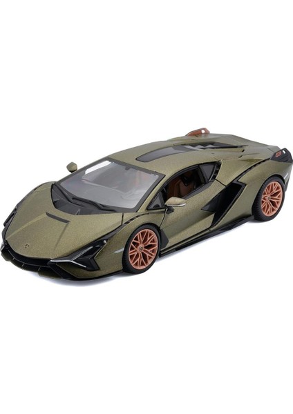 Lamborghini Sian Fkp 37 1/24 Yeşil Model Araba