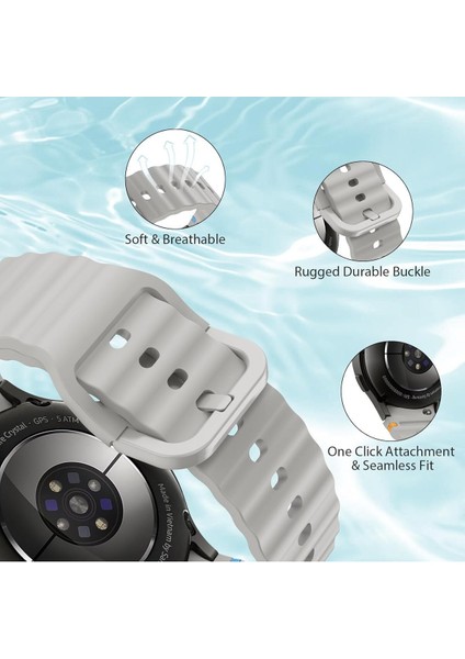 Samsung Galaxy Watch 4 5 6 7 Fe 40 40 44 Classic 42 43 46 47 mm Uyumlu Kavisli Silikon Kordon modelleri
